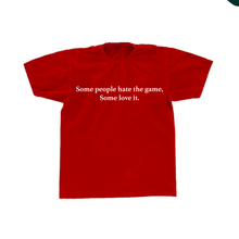 Load image into Gallery viewer, Hate The Game Red T-Shirt
